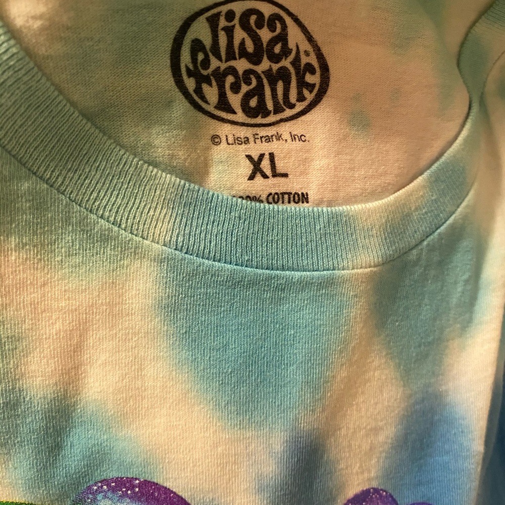 Sale!! NEW Lisa Frank cats XOXO Kitten tie dye tee XL,2X,L - Picture 8 of 9